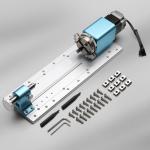 SainSmart Genmitsu Rotary Module Kit for Prover XL 4030 V2 CNC Router Machine with NEMA23 Planetary Geared Stepper Motor, 4 Jaw Chuck, 10:1 Speed Reducer, Clamped Range 15-275mm