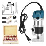 30000RPM 800W 110V Wood Router Tool Compact Trim Router with 15 Wood Router Bits