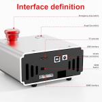 COOLOOK CNC400 Woodworking Engraver Desktop CNC Router 400x400mm CNC Router Machine for Wood, Acrylic, Carbon Fiber, 50mm Depth, 0.05mm Precision, GRBL Control