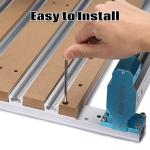 Genmitsu 4040 Aluminum & MDF Hybrid Spoilboard Table for 4040-PRO / 4040-PRO MAX CNC Router Milling Machine, 420 x 600 x 20.5mm (16.54''X23.6''X0.81'')