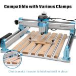 Genmitsu 4040 Aluminum & MDF Hybrid Spoilboard Table for 4040-PRO / 4040-PRO MAX CNC Router Milling Machine, 420 x 600 x 20.5mm (16.54''X23.6''X0.81'')