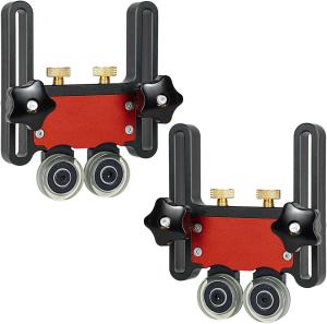 2Pcs Updated Bearing Roller Featherboards Feather Boards for Table Saw Router,Up