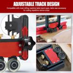 2Pcs Updated Bearing Roller Featherboards Feather Boards for Table Saw Router,Up