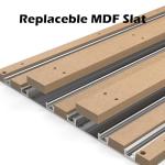 Genmitsu 2040 Aluminum & MDF Hybrid Spoilboard Table for 4040-PRO / 4040-PRO MAX CNC Router Milling Machine, Size 420 x 800 x 20.5mm (16.5''x 31.5''x 0.8''), Expand The Work Area to X400mm x Y600mm