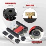 2Pcs Updated Bearing Roller Featherboards Feather Boards for Table Saw Router,Up