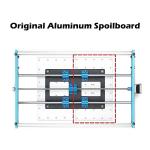 Genmitsu 3018-PROVer V2 Y-Axis Extension Kit and 3040 Extension Aluminum Spoilboard, Upgrade to 3040, Compatible with 3018-PROVer V2 CNC Router Machine