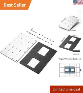 Lightweight Aluminum Spoilboard 300mm x 400mm for Enhanced CNC Performance