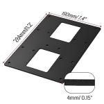 Genmitsu 3018-PROVer V2 Y-Axis Extension Kit and 3040 Extension Aluminum Spoilboard, Upgrade to 3040, Compatible with 3018-PROVer V2 CNC Router Machine