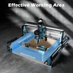 Genmitsu CNC Machine 4040-PRO MAX with 710W Trimmer CNC Router & Linear Rail Driven, 3 Axis Engraving Machine for Wood Metal Acrylic Cutting Milling, GRBL Control, Work Area 400 x 400 x 78mm