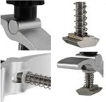 2pcs Ttrack Mini Hold Down Clamp Kit Cnc Router Clamp For Woodworking And Metalw