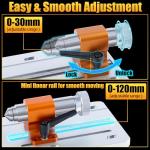 FoxAlien 4th Axis Rotary Engraving Module with 4 Jaw Chuck for Masuter Pro and Masuter 3, Reducing Ratio 30:1 for CNC Router Engraving Machine with NEMA17 Stepper Motor