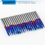 Hakkin 20 Pcs Carbide Rotary Burrs Set, End Mill CNC Router Bit