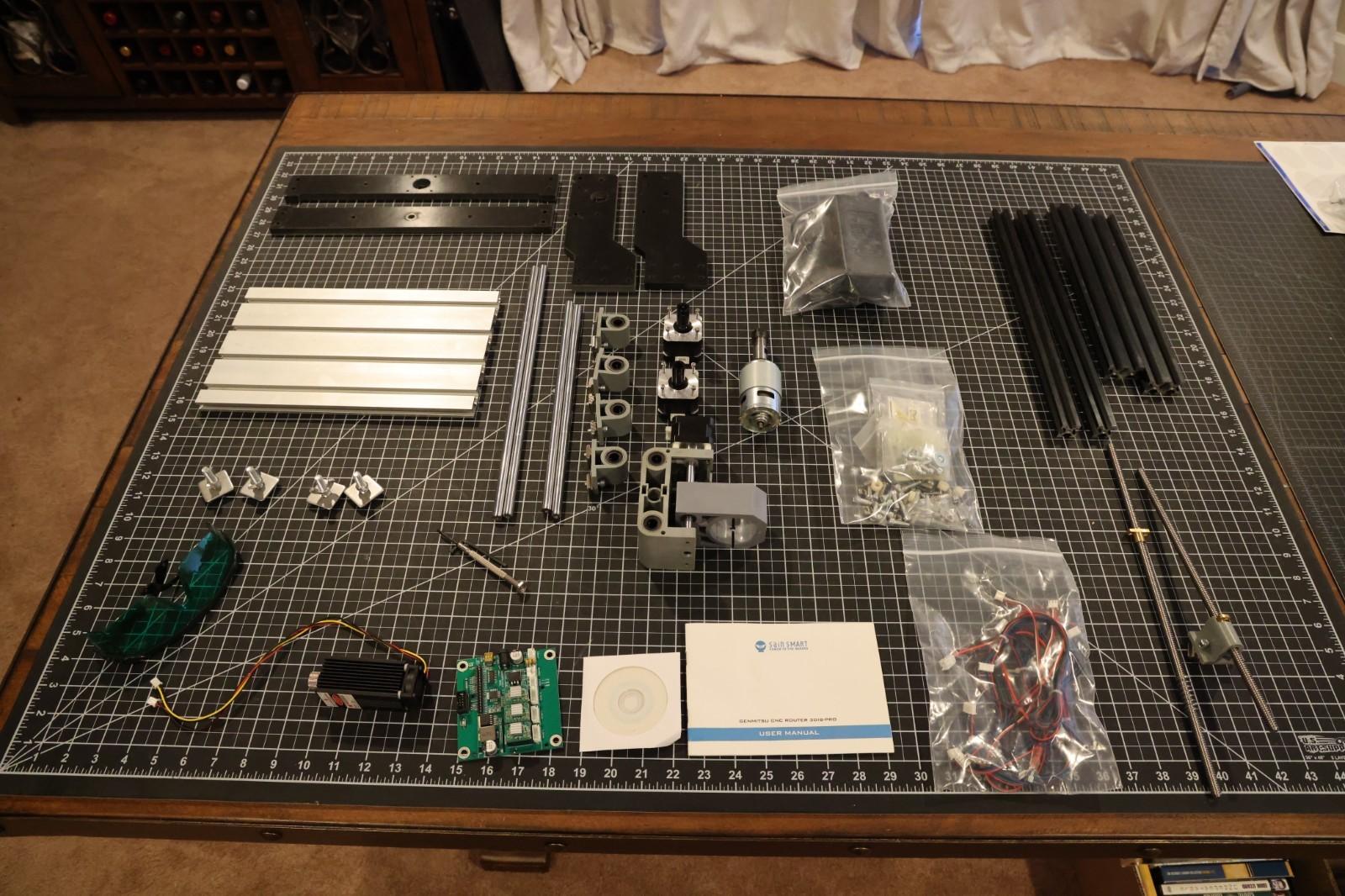 CNC 3018-PRO Router Kit GRBL Control 3 Axis Plastic Acrylic PCB PVC Wood Carv...