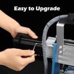 Genmitsu Close-Loop Stepper Motor Set for PROVerXL 4030, 4PCS 60-100 Closed Loop Stepper Motors with Chain Cables, GRBL-Based Control Box Upgrade Kit for 4030 CNC Router Milling Engraving Machine