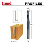Freud 75-102: 1/4" (Dia.) Up Spiral Bit