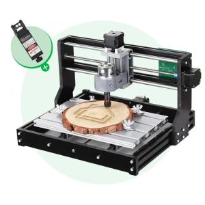 CNC Router Engraver 3018-Pro with Extension Table and Essential Router Bit Kit