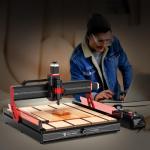 TTC6050 CNC Router Machine, Desktop Engraving Machine 600x500mm Working Area, 500W Spindle, 3-Axis CNC Engraving & Laser Cutting for Wood, Metal, Acrylic, Aluminum, with ER11 Collet & Touch Screen