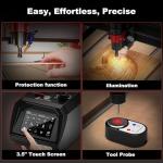 TTC6050 CNC Router Machine, Desktop Engraving Machine 600x500mm Working Area, 500W Spindle, 3-Axis CNC Engraving & Laser Cutting for Wood, Metal, Acrylic, Aluminum, with ER11 Collet & Touch Screen