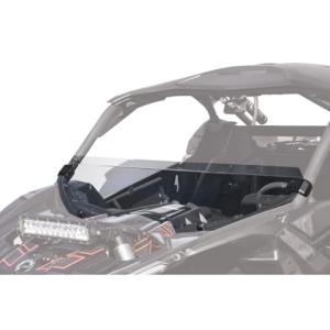 TUSK Removable Half Windshield Clear for CAN-AM Maverick X3 X MR Turbo RR 72 Inch 2020-2024
