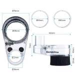 65mm & 69mm CNC Dust Shoe Compatible with Most 65mm/69mm Spindle Motor and Co...