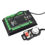 CNCTOPBAOS DDCS Expert 5 Axis CNC Controller System Offline Stand-Alone PLC Servo Stepper Motor Motion Control 1000KHz with MPG Handwheel with M3K Extended Keyboard with Two 75W 24V DC Power Supply