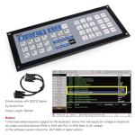 CNCTOPBAOS DDCS Expert 5 Axis CNC Controller System Offline Stand-Alone PLC Servo Stepper Motor Motion Control 1000KHz with MPG Handwheel with M3K Extended Keyboard with Two 75W 24V DC Power Supply