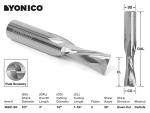 YONICO Downcut Router Bits Spiral 2 Flute Solid Carbide CNC Low Helix End Mill 1/2-Inch Dia. 1/2-Inch Shank 36261-SC