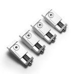 Genmitsu 4PCS Upgrade Aluminum Mini Vise Clamp Toe Clamp, for Woodworking & Metalworking Milling Project, Size 2.2" x 0.9" x 0.8" (56 x 22 x 21mm), Low Profile