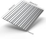 T-Slot Table 6060 Extension Aluminum Spoilboard for CNC Router Machine PROVer...