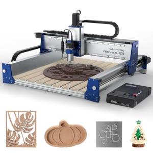 Genmitsu PROVerXL 2X2 CNC Router Machine, 2' x 2' CNC Machine with 710W Spindle, Closed-loop Stepper Motor, for Wood Metal Carving, WiFi & APP Supported, Work Area 26.76'' x 26.76'' x 4.44'
