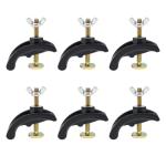 6 PCS CNC Arcuate Press Plate Clamps for Engraving Machine T-Track Fixture