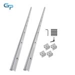 SBR20 Linear Rail 2200mm 2PCS & 4 Square Blocks for CNC Router Build