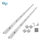 SBR20 Linear Rail 2200mm 2PCS & 4 Square Blocks for CNC Router Build