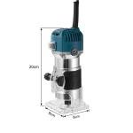 40000RPM 800W Wood Router Tool Compact Trim Router with 15 Wood Router Bits