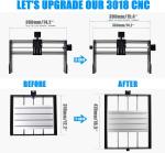 Daedalus 3018 CNC Upgrade Kit – X-Axis & Y-Axis Extension Compatible with 3018 R