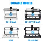 Daedalus 3018 CNC Upgrade Kit, for X-Axis Upgrade & Y-Axis Extension Compatible with Most 3018 CNC Router Machine