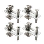 4Pcs T Track Mini Hold Down Clamp for 3018 Series CNC Router Machine, M6 Nut ...