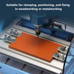 4Pcs T Track Mini Hold Down Clamp for 3018 Series CNC Router Machine, M6 Nut ...