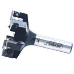 Slab Flattening Router Bit 1/2 Shank, 6-Wing, 2" Cutting Dia, Insert Carbide CNC Spoilboard Surfacing Router Bit, Wood Planer Planing Bit for Flycutter/ Slab Leveler/ Rabbeting by SICWOOD