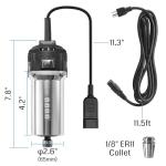 Genmitsu 710W CNC Compact Router 65mm Diameter, Spindle Motor with LCD Digital Display 6 Adjustable Speeds, 1/8” ER11 Collet, 4 Carbon Brushes, for CNC Milling Machine