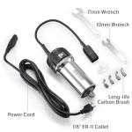 Genmitsu 710W CNC Compact Router 65mm Diameter, Spindle Motor with LCD Digital Display 6 Adjustable Speeds, 1/8” ER11 Collet, 4 Carbon Brushes, for CNC Milling Machine