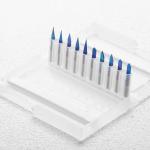 Genmitsu 10 Pcs 1/8" Shank V-Groove CNC Router Bits, 10 /15 /20 /25 /30 /40 /45 