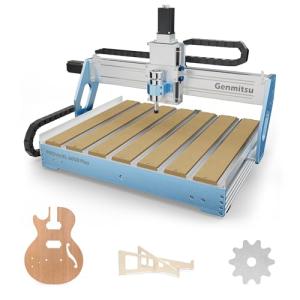 Genmitsu CNC Machine PROVerXL 6050 Plus for Metal Wood Acrylic MDF Carving, GRBL Control, 3 Axis Milling CNC Router Machine, Hybrid Table, Working Area 600 x 500 x 115mm (23.62" x 19.69" x 4.53")