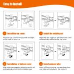 52mm CNC Dust Shoe for 3018 Masuter Pro Router 38mm Hose Port Magnetic