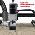 52mm CNC Dust Shoe for 3018 Masuter Pro Router 38mm Hose Port Magnetic