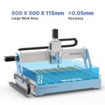 Genmitsu CNC Machine PROVerXL 6050 Plus for Metal Wood Acrylic MDF Carving, GRBL Control, 3 Axis Milling CNC Router Machine, Hybrid Table, Working Area 600 x 500 x 115mm (23.62" x 19.69" x 4.53")
