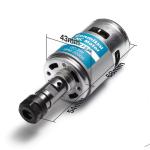 Genmitsu GS-775M 20000RPM 775 CNC Spindle Motor with 5Mm ER11 Collet Set, DC 24V