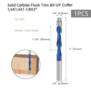1/4'' Shank Solid Carbide Top Bearing Flush Trimming Router Bit Accessories