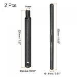 uxcell Lathe Chuck Wrench, 14mm Square Head Key Spanner Tool for CNC Router Engraving Milling Machine, 2 Pcs (L200x220mm)