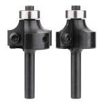 Genmitsu CNC Round Over Router Bit, 1/4" Shank 1/4" Radius CNC Milling Machin...